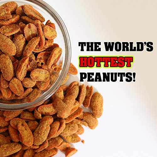 KICKIN’ Habanero Pepper Spicy Hot Peanuts – 12oz - Ultimate Spicy Gourmet Gift Peanuts - Try if you dare! (Peanuts from HELL) — view 2