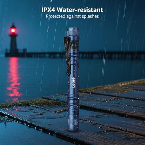 Lepro LED Pen Flashlights, Lightweight, Mini, Waterproof Pocket Flashlight with Clip, 2 Pack Small Flashlights for Inspection, Work, Emergency — view 3