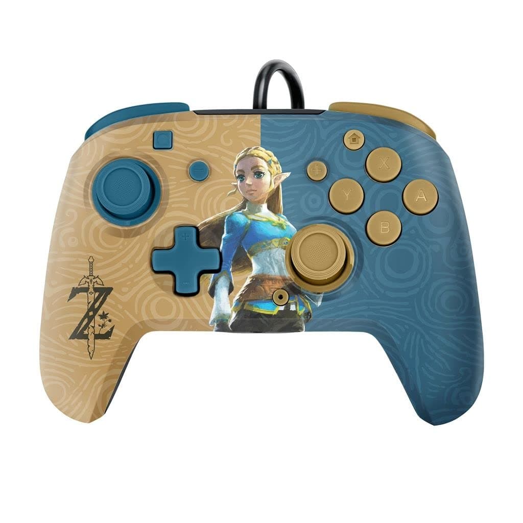 PDP Afterglow Wave Wireless Pro Controller with Full Motion for Nintendo Switch, Nintendo Switch - OLED Model, 8 RGB LED Lighting Zones, 30 Foot Range, 20 Hour Rechargeable Battery White — view 32