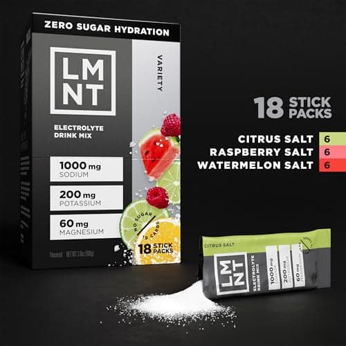 LMNT Zero Sugar Electrolytes - Variety Pack Bundle | Drink Mix | 18-Count — view 6
