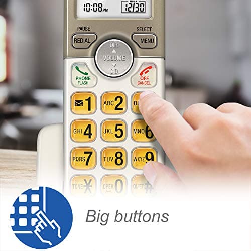 AT&T EL52303 3-Handsets Cordless Phone System with Answering System, Caller ID/Call Waiting - DECT 6.0 - Upto 14 Minutes Recording Time — view 3