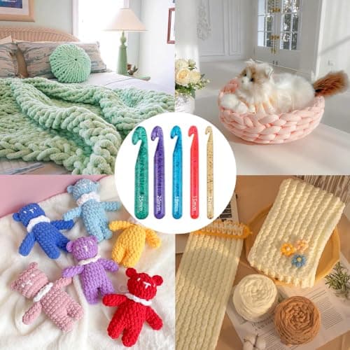 Large Crochet Hooks,25mm 20mm 18mm 15mm 12mm Crochet Hooks — view 4