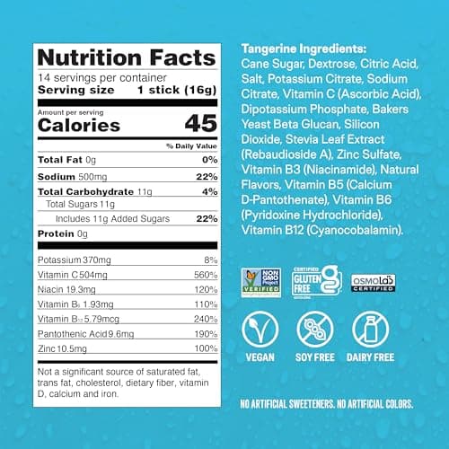 Liquid I.V. Hydration + Immune Electrolytes, Tangerine, 14 Count — view 4