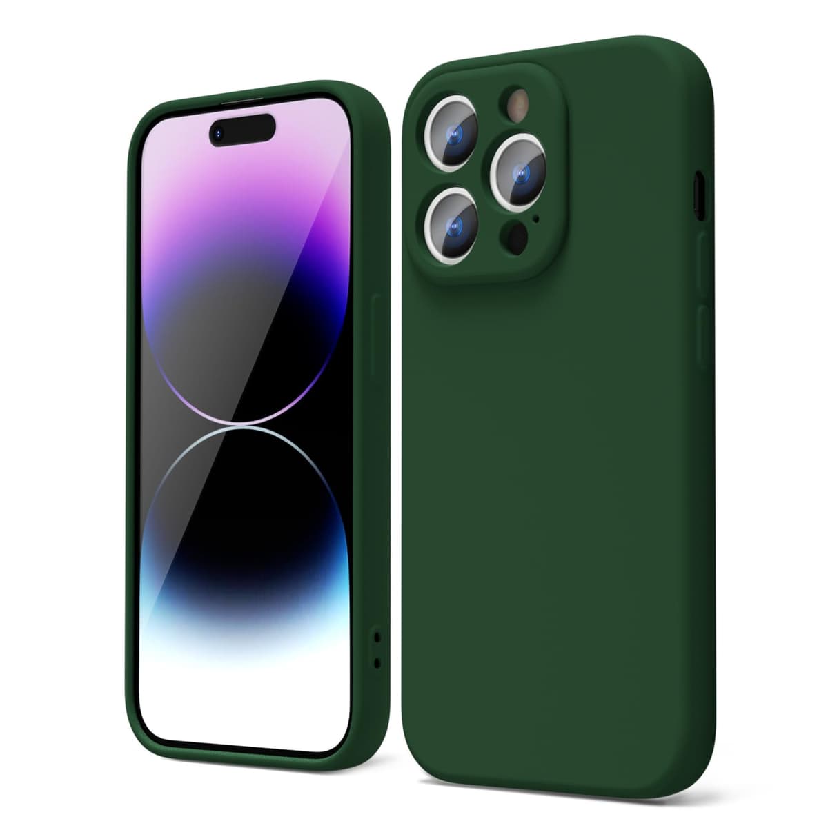oakxco for iPhone 17 Pro Max Phone Case Liquid Silicone, Cute Thin Slim Grip Soft Rubber Gel for Women Men, Smooth Matte TPU Plain Solid Color Girly Simple Case with Camera Cover, Light Pink — view 215