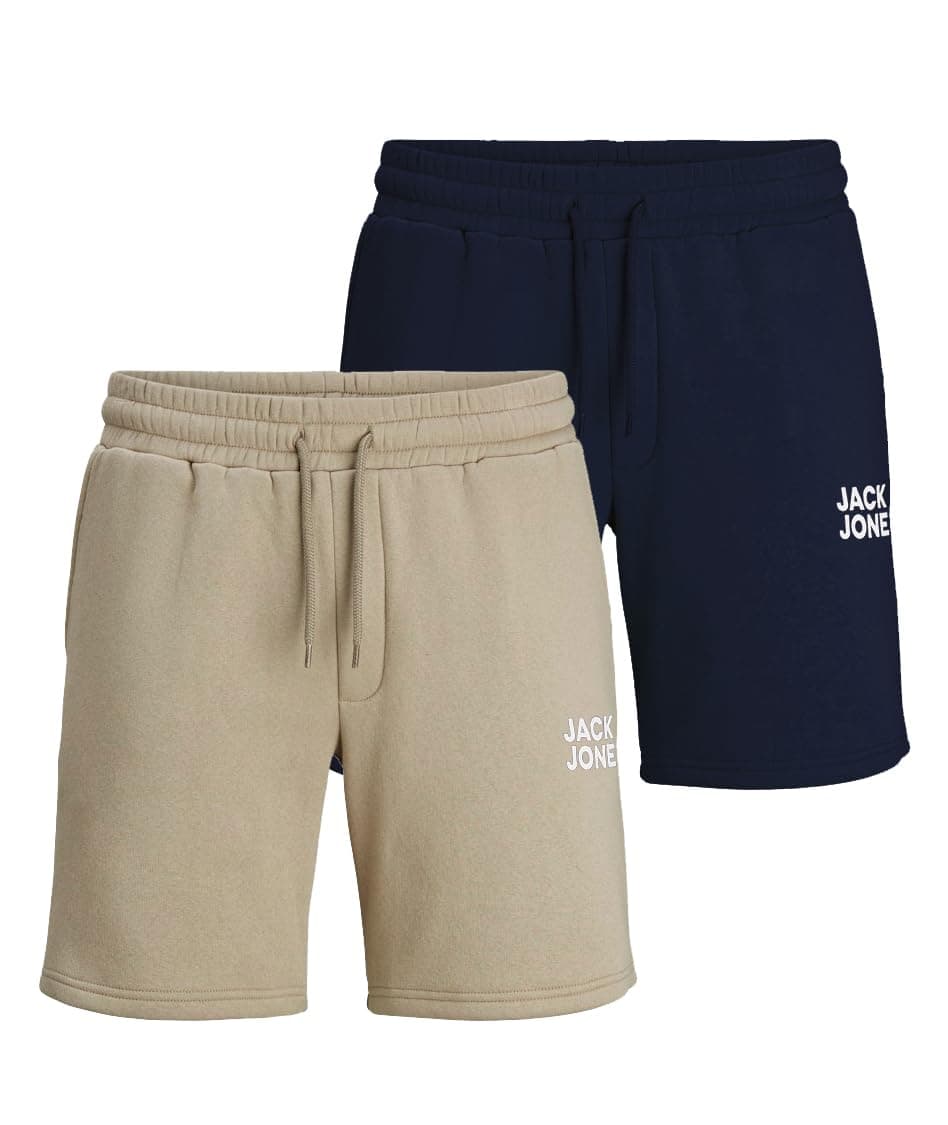 JACK & JONES Pantalones Cortos de Sudadera Bermuda Ajuste cómodo hasta la Rodilla con Bolsillos Laterales — view 14