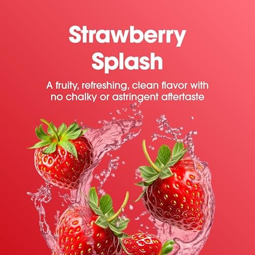 Optimum Nutrition Pro Quench Clear Whey Protein Powder | 20g Protein with Whey Isolate, Collagen & Electrolytes | Clear Isolate Protein Hydration Drink, Sugar Free, Naturally Flavoured | 20 Servings, 520g (Strawberry Splash)