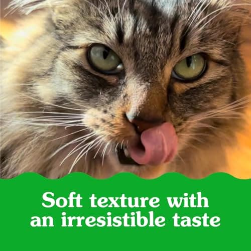 GREENIES Feline SMARTBITES Cat Treats Natural Dental Care, Chicken Flavour, 2.1oz Pouch