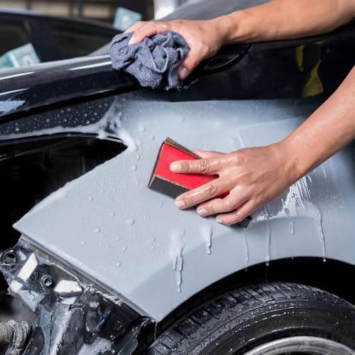 Sandpaper Assortment 120/220/400/600/800/1000/2000 Grit, 21 Sheets, 9 x 3.6 Inch Wet Dry Sand Paper, Hand Sanding Sheets for Wood Metal Automotive Sanding and Polishing — view 6