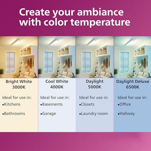 Philips 463398 Led 60W A19 Daylight Non Dimmable(5000K)-4 Count — view 5