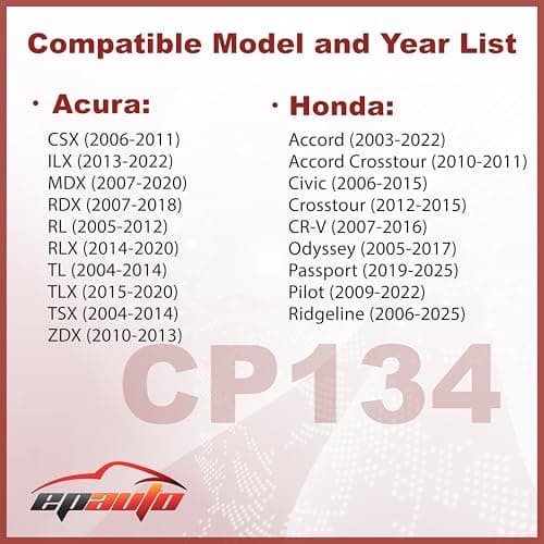 EPAuto CP134 (CF10134) Premium Cabin Air Filter includes Activated Carbon