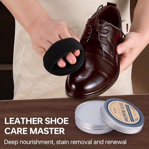 Aosdc Mink Oil Leather Conditioner and Cleaner 3.52 oz - Premium Waterproof Formula for Leather Cowboy Boots,Natural Waterproof Soften and Restore Shoes, Jackets, Hats, Baseball Gloves, Saddles — view 2