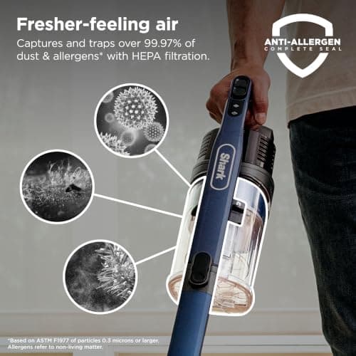 Shark Cordless Vacuum Cleaner - Blue - IZ363HT — view 4