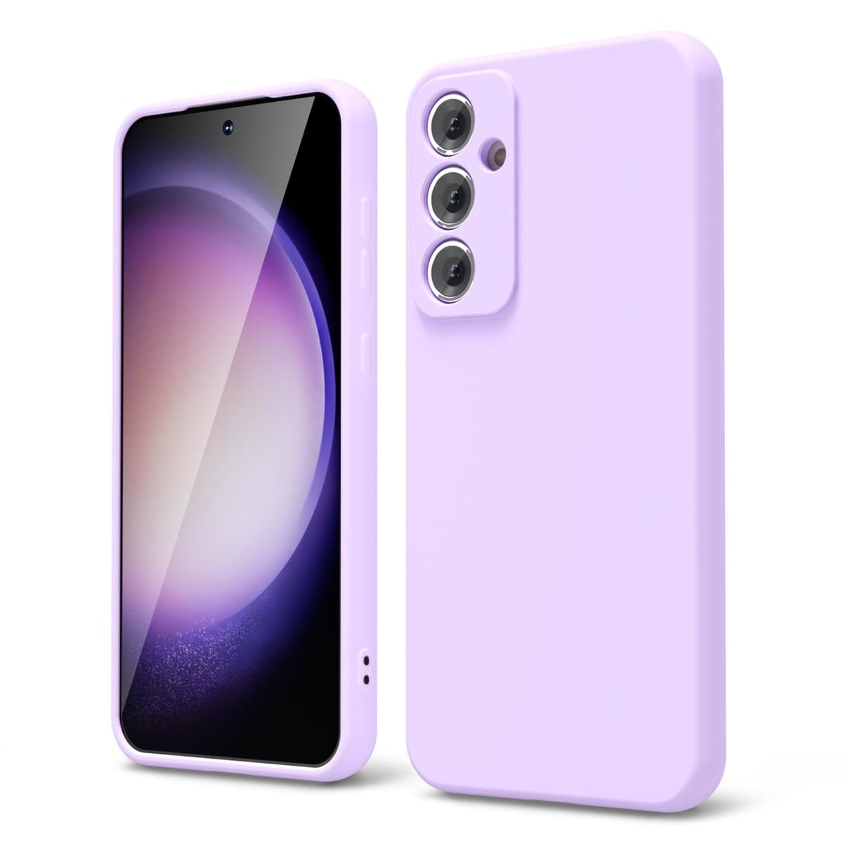 oakxco for Samsung Galaxy S23 Phone Case Liquid Silicone,Cute Thin Slim Soft Rubber TPU Plain Smooth Gel Cover for Women Girl Aesthetic Design, Matte Solid Protective & Shockproof, Burgundy Plum Wine — view 306