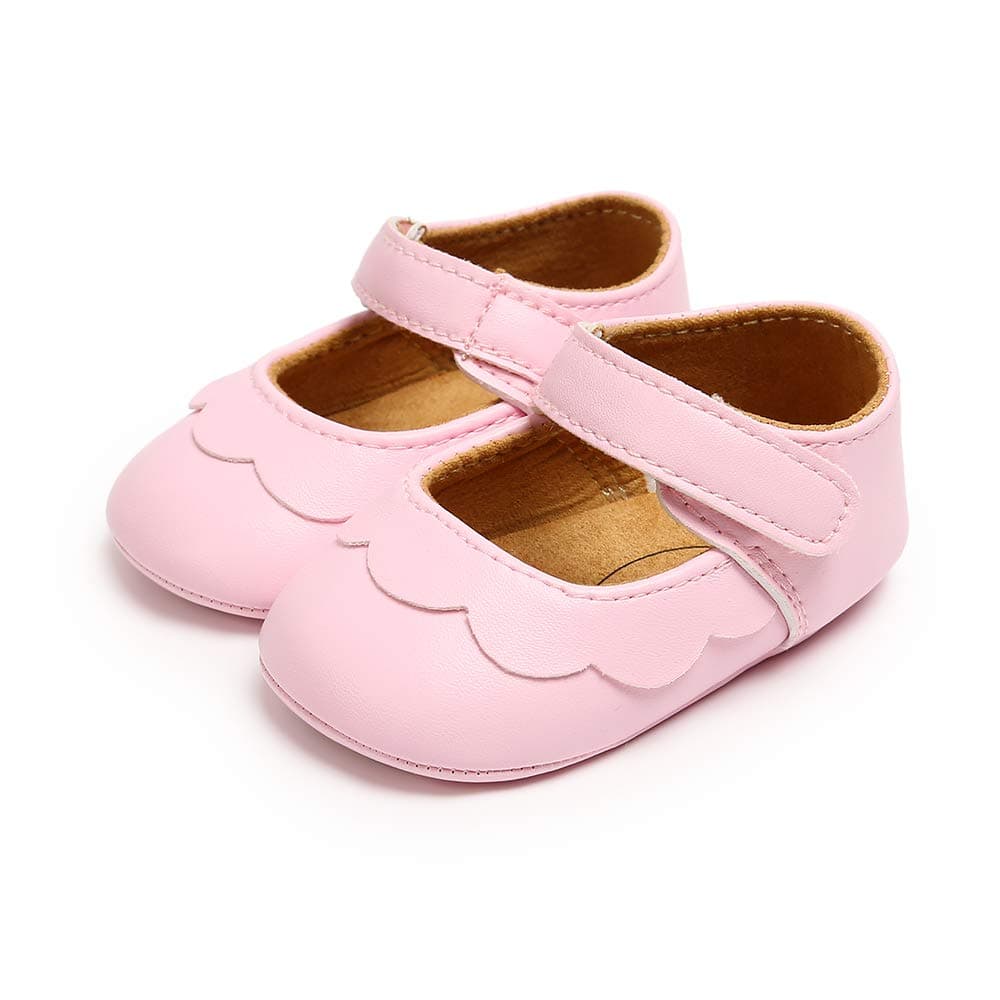 MASOCIO Baby Girl Shoes Mary Jane Infant Anti Slip First Walking Shoes — view 10