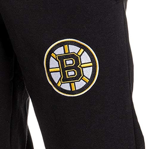Calhoun NHL Men's Premium Fleece Official Team Sweatpants (Boston Bruins, X-Large) — view 4