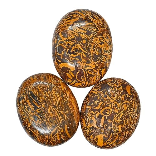 Amazing Gemstone Mariyam Jasper Crystals and Healing Stones - Large Palm Stone Crystals Piedra - Crystal for Good Luck, Balanced Positive Energy, Meditation - Unique Stocking Stuffers, Gifts for Women — view 4