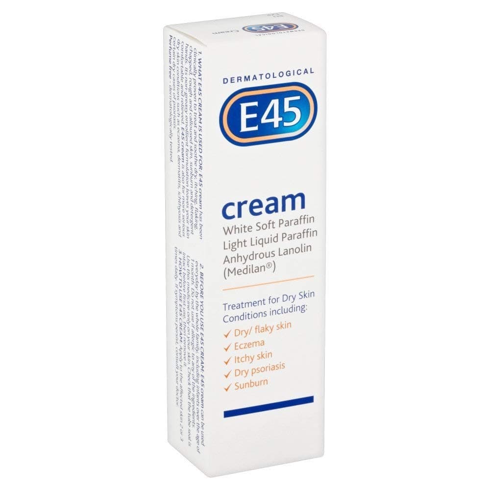 E45 Moisturising Cream 500g - Emollient Lotion for Dry, Itchy & Sensitive Skin - Soothing Eczema Relief Cream - Non-Greasy, Fast Absorbing, Dermatologically Tested Formula — view 19