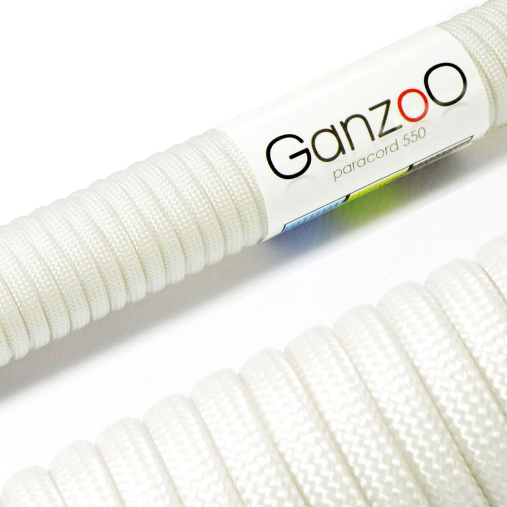 Ganzoo Paracord 550, Cuerda de 4 mm, 30 Metros, Poliéster, Tipo 3-7 Hilos Interiores, Correa de Perro Collar Pulsera, Camping Supervivencia y Cuerda Multiusos, Verde Oscuro — view 9