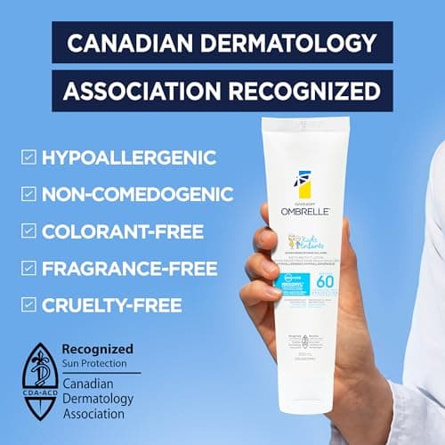 Garnier Ombrelle Kids Sunscreen Lotion SPF 60, Formulated for Sensitive Skin, Non-comedogenic, Hypoallergenic, Fragrance-Free, Very High Broad-Spectrum UVA/UVB Protection, Water Resistant, 300ml — view 6