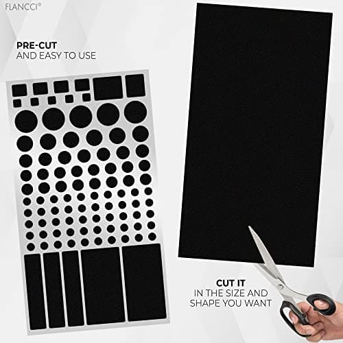 FLANCCI LED Light Dimming Stickers, Adhesive Light Filters for Reducing Bright LED Lights, Sleep-Friendly Light Softening Sheets (2 Sheets) — view 5
