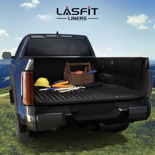 LASFIT Bed Mat for Toyota Tundra 2022-2026 5.5FT/5.5' Truck Bed, All Weather 5.5 FT Bed Liner for Toyota Tundra 2026 2025 2024 2023 2022 Accessories TPE Trunk Mat Cargo Mat (Not Fit Drop-in Liners) — view 8