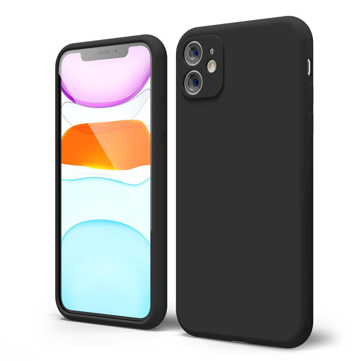 oakxco for iPhone 17 Pro Max Phone Case Liquid Silicone, Cute Thin Slim Grip Soft Rubber Gel for Women Men, Smooth Matte TPU Plain Solid Color Girly Simple Case with Camera Cover, Light Pink — view 1220