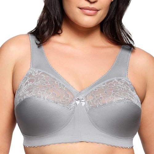 Glamorise Women's Full Figure Plus Size MagicLift Original Wirefree Support Bra