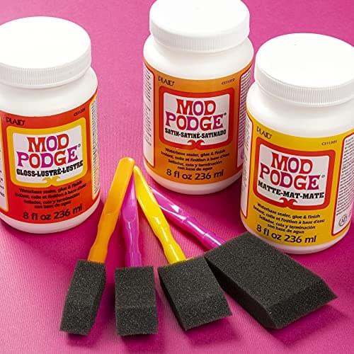 Mod Podge Gloss Sealer, Glue & Finish: All-in-One Craft Solution- Quick Dry, Easy Clean, for Wood, Paper, Fabric & More. Non-Toxic - Craft with Confidence, Made in USA, 16 oz., Pack of 1 — view 8