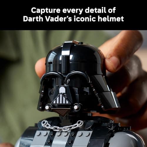 LEGO Star Wars Darth Vader Bust - Collectible Building Set for Adults, Ages 18+ - Star Wars Gift for Men & Women - with Darth Vader Minifigure - Bedroom or Shelf Decor - 75439 — view 3