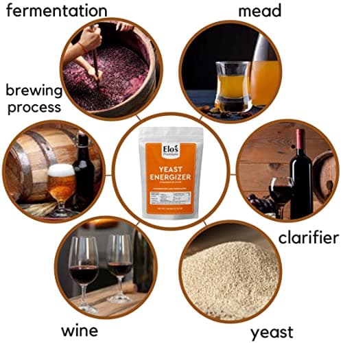 Yeast Energizer (1lb) | Packed in Canada| Nutrient Booster; Improve Fermentation| Used for Homebrewing and Winemaking| by Elo’s Premium — view 2