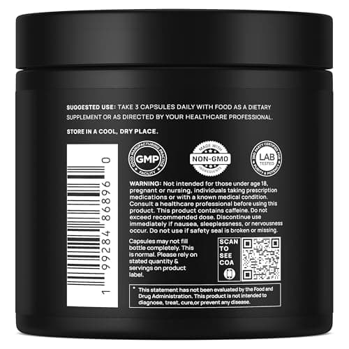 ULTRA MALE® Premium Testosterone Booster for Men w. 100:1 Shilajit, 40:1 Black Maca, Ashwagandha 25%, Tongkat Ali 10% - Clinical Strength Male Enhancing Testosterone Supplement for Men Health Libido+ — view 7
