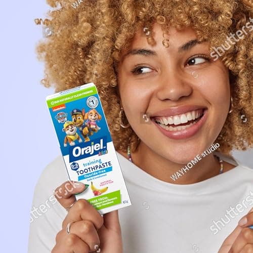 Orajel Kids Paw Patrol Fluoride-Free Training Toothpaste – Natural Fruity Fun Flavor, Pediatrician Recommended, Safe for Children, 1.5oz Tube — view 5