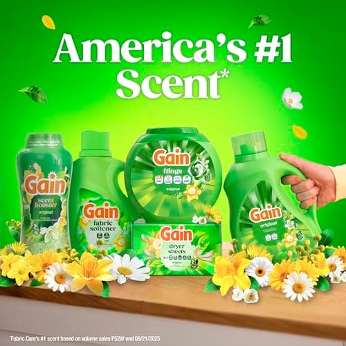 Gain Aroma Boost Liquid Laundry Detergent, Original Scent, HE Compatible, 107 Loads, 4.55L — view 7