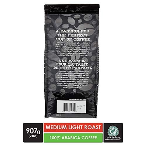 Club Coffee Craft Roasters 100% Colombian - Medium Light Roast Whole Bean Coffee, Rainforest Alliance Certified, 2 Pound Bag — view 2