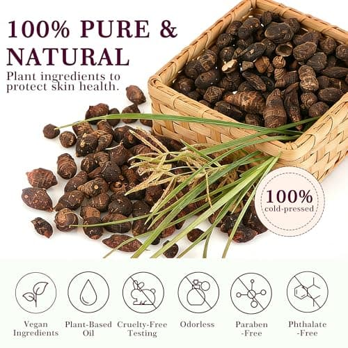 SRIOIO Cyperus Rotundus Oil, Natural Cyprus Cypress Rotundus Oil for Hair Removal, Reduces Unwanted Hair Growth, Soothes Skin & Minimizes Pores for All Skin Types (1PC - 2.02 Fl Oz) — view 2