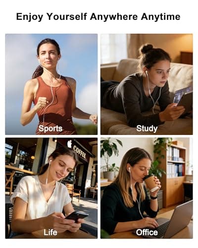 [Apple MFi Certified] Upgraded USB C Headphones for iPhone 17 16 15 Pro Max — view 6