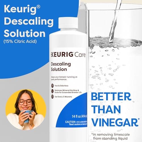 Keurig Brewer Cleaner Includes 14 oz. Descaling Solution, Compatible Classic/1.0 & 2.0 K-Cup Pod Coffee Makers — view 5