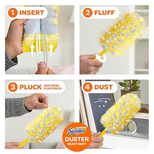 Swiffer Dusters Heavy Duty Multi-Surface Duster Refills for Cleaning, Unscented, 11 Count — view 9