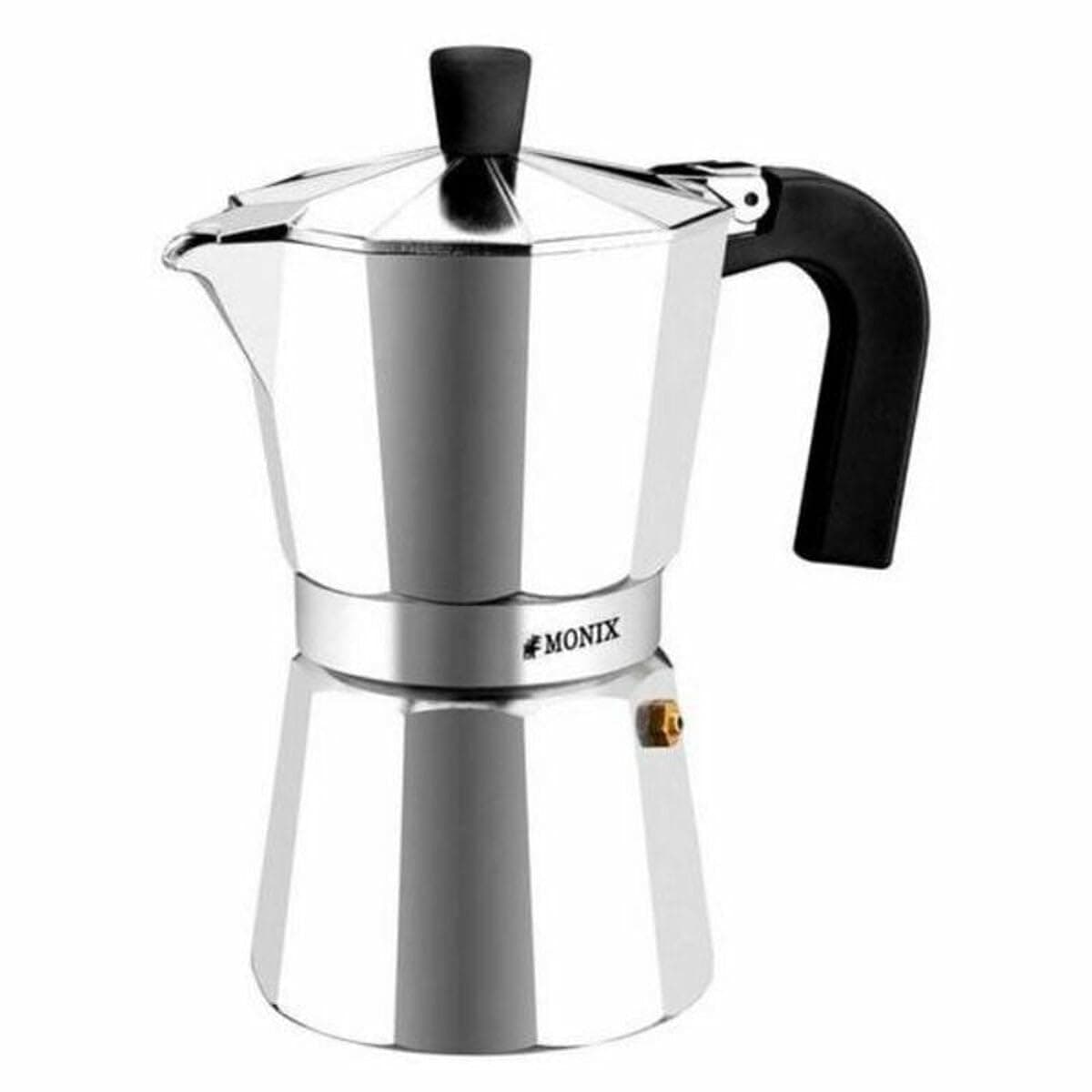Monix Vitro Express Cafetera de aluminio 6 tazas, apta para todo tipo de cocinas excepto inducción — view 3