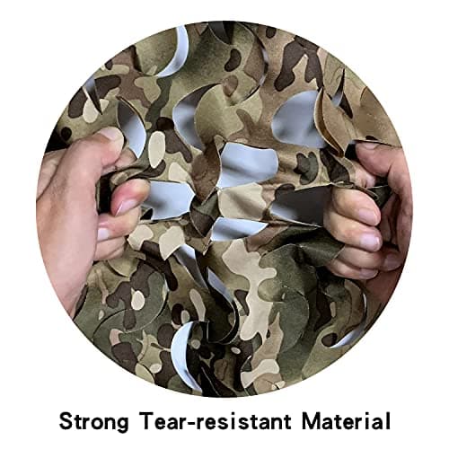 GRVCN Camo Netting Camouflage Net, Bulk Roll Sunshade Mesh Nets for Hunting Blind Shooting Military Theme Party Decorations — view 2