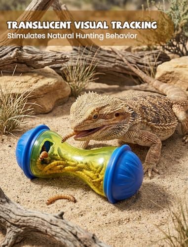 NiToy Bearded Dragon Enrichment Toys, Interactive Reptile Feeder Ball Set — view 4