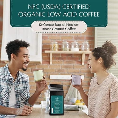 Lifeboost Medium Roast Low Acid Ground Coffee, Certified Organic — view 4