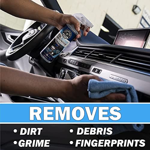 Chemical Guys Car Cleaning Kit Interior 9-Piece - Total Interior Cleaner, Sticky Icky Green Apple & Strawberry Detailing Gel, 3 Detailing Brushes, 3 Towels, Safe for Cars, Trucks, SUVs & More — view 2