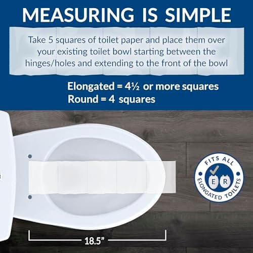 Bemis 1500EC 390 Lift-Off Wood Elongated Toilet Seat, Cotton White (Pack of 1) — view 4