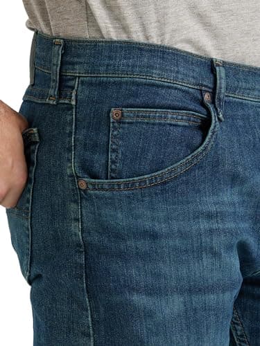 Wrangler Authentics Men's Classic 5-Pocket Regular Fit Flex Jean, Twilight Flex, 32W x 30L — view 4