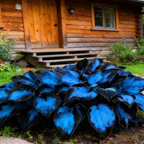 210+ Blue Hosta Seeds - Blue-Leaved Perennial Shade Plant Seeds - Ornamental Foliage for Shady Garden Borders and Containers — view 4