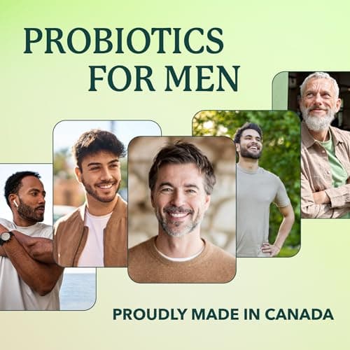 Probiotics for Men | Gut Health & Prostate Support | 50 Billion CFU with 15 Probiotic Strains | With Lycopene for Prostate Support | Men’s Gut Health Supplements | Non-GMO | Made in Canada | 60 Ct — view 7