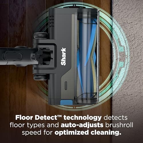 Shark PowerPro Reveal Plus Cordless Vacuum, FloorDetect & Dirt-Reveal Technology, HEPA Filter, Carpet & Hard Floor, Rechargeable, Charcoal, IZ376H — view 3