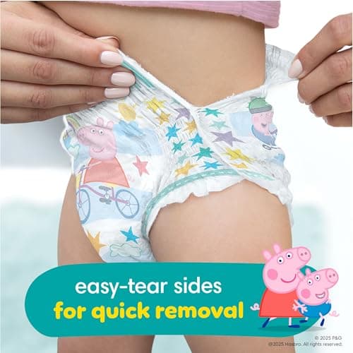 Pampers Easy Ups Training Underwear Peppa Pig Size 5 3T-4T, 124 Count (Packaging May Vary) — view 5