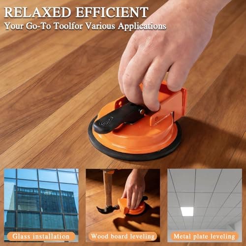 Floor Gap Fixer Tool, Laminate Flooring Tools Floor Gap Fixer, Heavy Duty Floor Gap Tool for Laminate Wood Flooring Gap Repair & Installation Hjpzrui — view 5